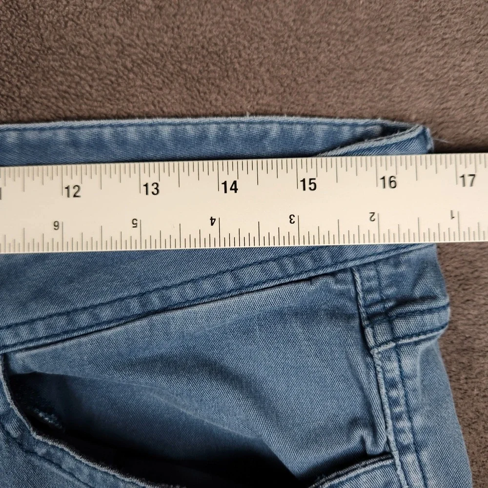 Gramicci Climbing Pants Mens 32 Blue Organic Cotton Belted Carpenter M-0856-ONO